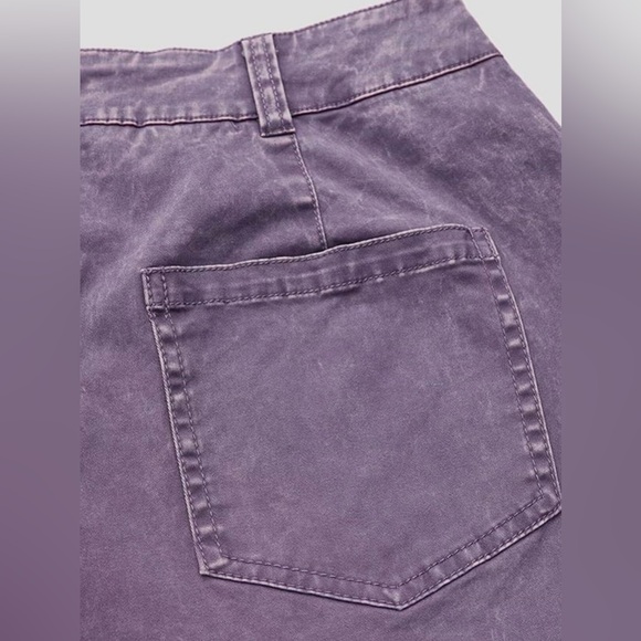 Flamingals Straight Wide Leg Jeans for Women Mid Waisted Casual Raw Hem Denim - Picture 7 of 14